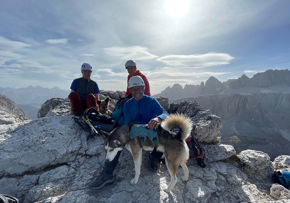 Dolomiten Bergtour mit Hund zur Großen Cir Spitze